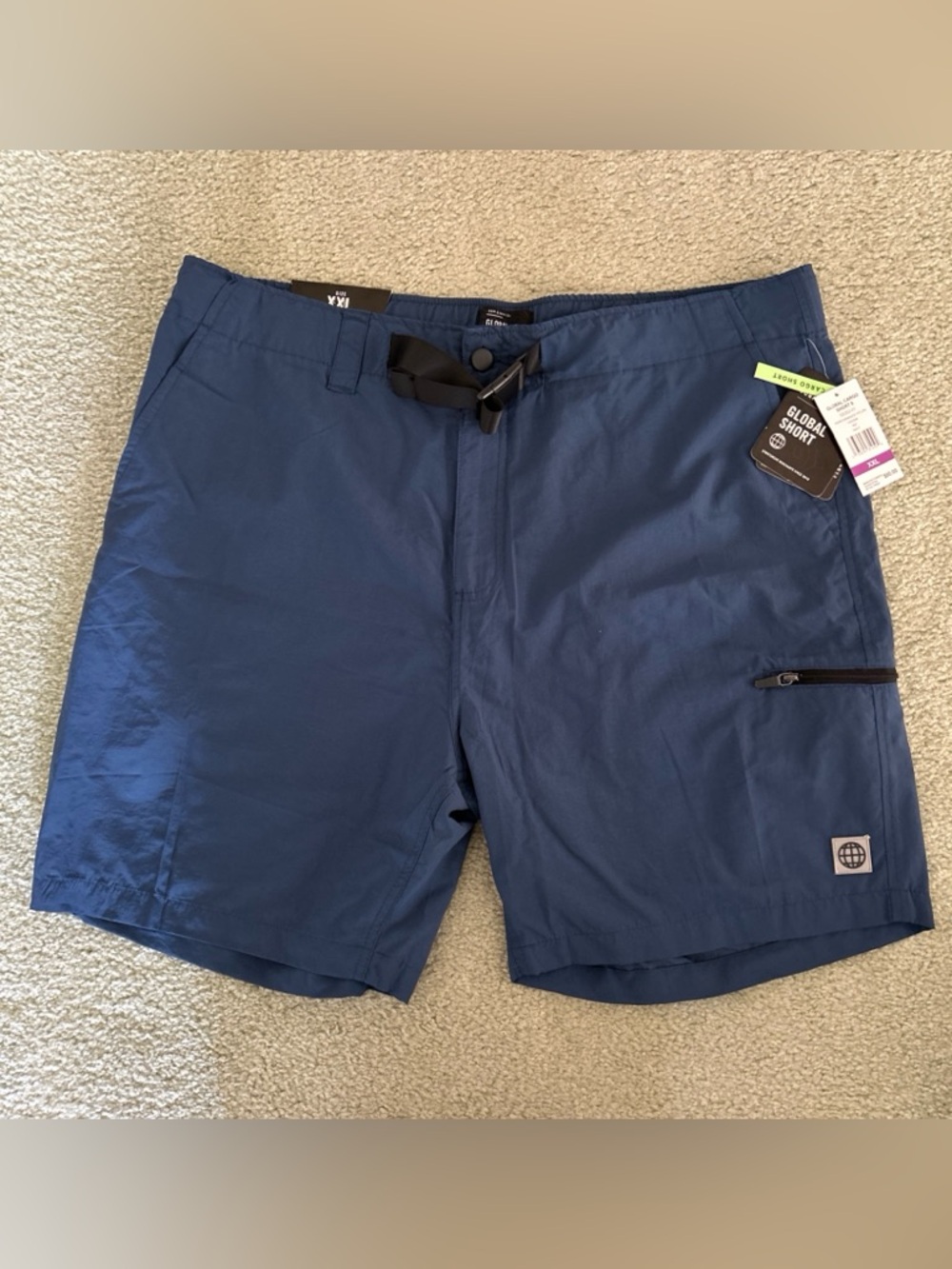 NWT Surf and Swim Co. Global Performance Nylon Cargo Short size XXL